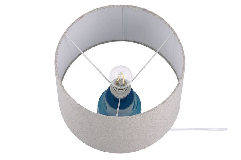 Thaya Bordslampa - Blå - Fönsterlampa på fot - Sovrumslampa - Vardagsrumslampa - Sänglampa bord - Fönsterlampa - Bordslampor