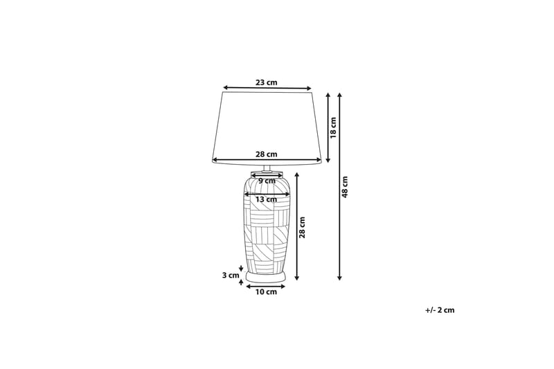 Traisen Bordslampa - Beige - Belysning & el - Inomhusbelysning & lampor - Bordslampor