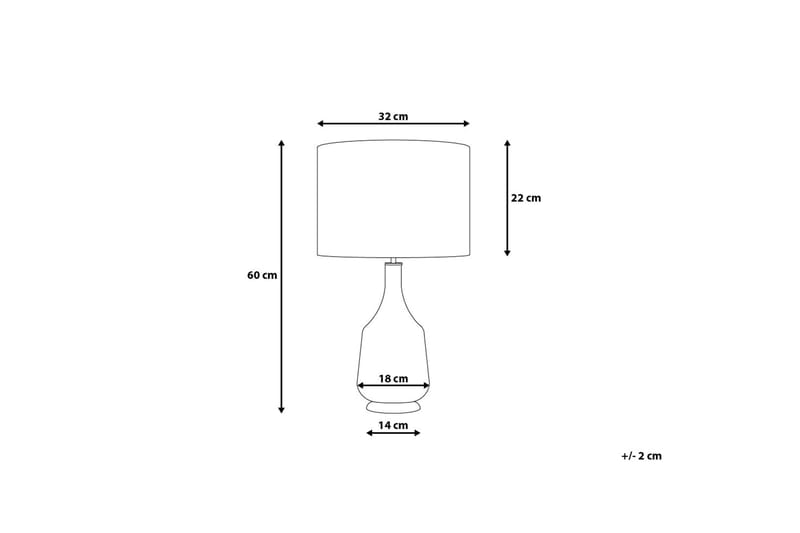 Triversa Bordslampa 32 cm - Röd - Belysning & el - Inomhusbelysning & lampor - Bordslampor
