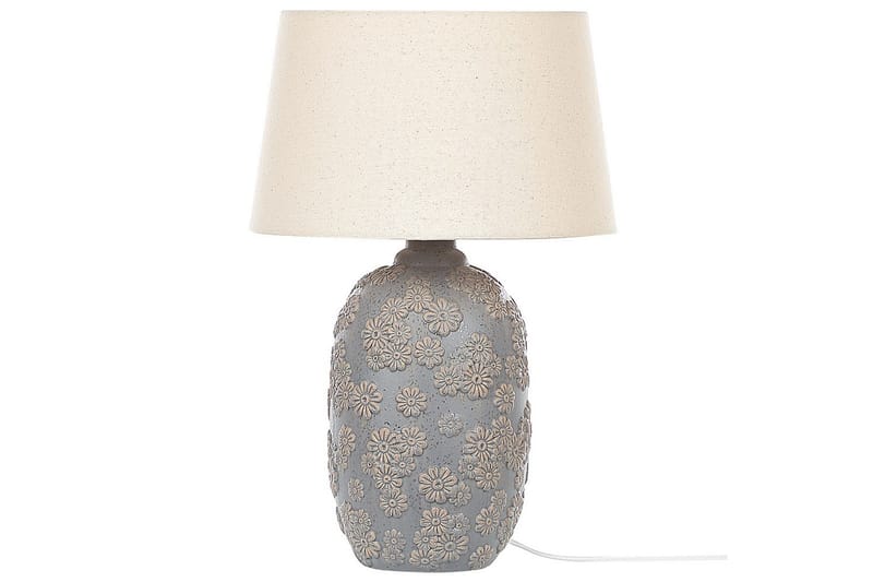 Bracto Bordslampa 46 cm E27 - Grå/Ljusbeige - Belysning & el - Inomhusbelysning & lampor - Fönsterlampa - Fönsterlampa på fot