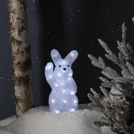 Crystalo Dekorationsfigur 14.5 cm - vit - Belysning & el - Inomhusbelysning & lampor - Dekorationsbelysning