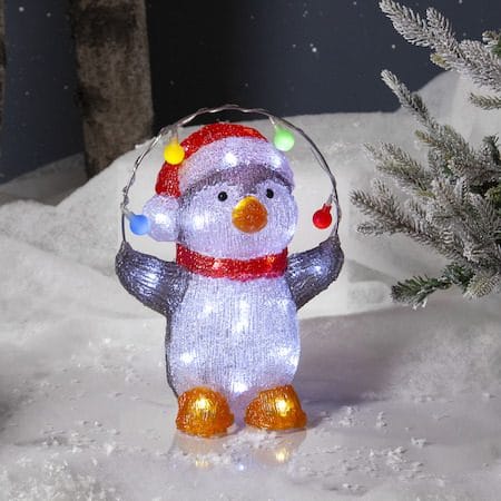 Crystalo Dekorationsfigur 22 cm - flerfärgad - Belysning & el - Inomhusbelysning & lampor - Dekorationsbelysning