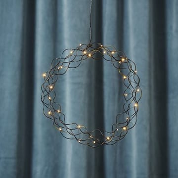 Curly Krans med belysning 30 cm - svart - Belysning & el - Inomhusbelysning & lampor - Dekorationsbelysning