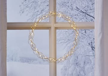 Curly Krans med belysning 45 cm - guld - Trädgård & spabad - Trädgårdsskötsel - Växter & plantor - Prydnadsväxter - Dörrkransar