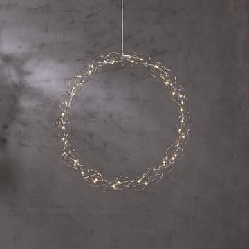 Curly Krans med belysning 45 cm - silver - Trädgård & spabad - Trädgårdsskötsel - Växter & plantor - Prydnadsväxter - Dörrkransar