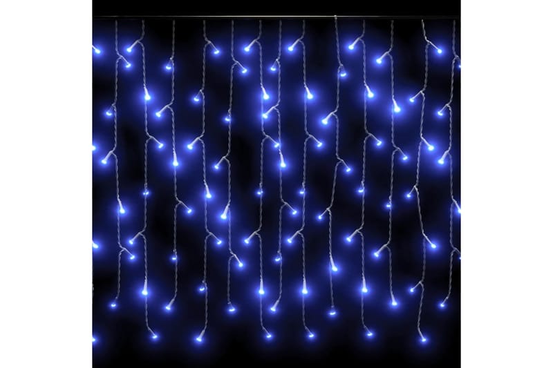 Ljusslinga draperi istappar 10 m 400 lysdioder blå - be Basic - Övrig julbelysning - Ljusslinga