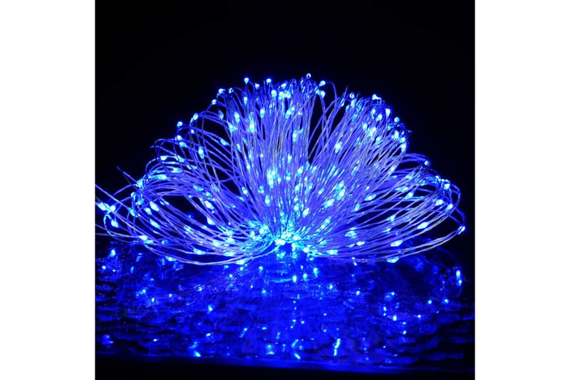 Ljusslinga med 150 LED blå 15 m - be Basic - Övrig julbelysning - Ljusslinga