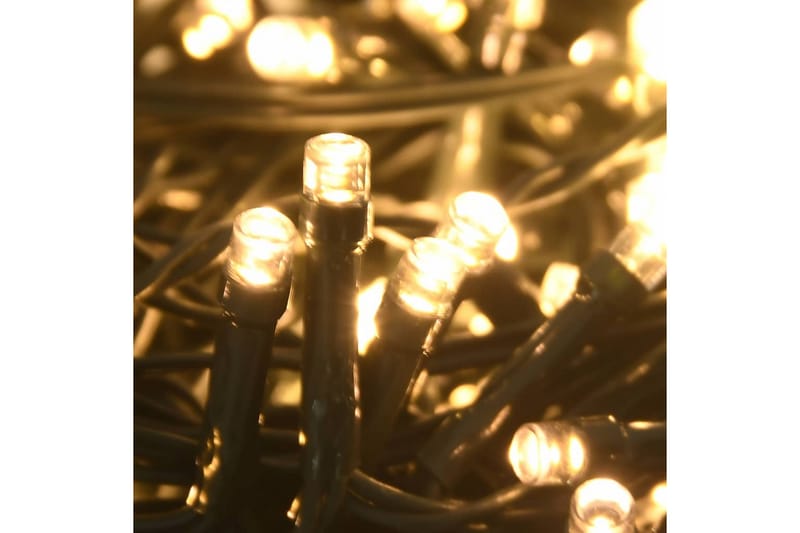 Ljusslinga med 300 LED varmvit 30 m PVC - Vit - Belysning & el - Julbelysning - Övrig julbelysning
