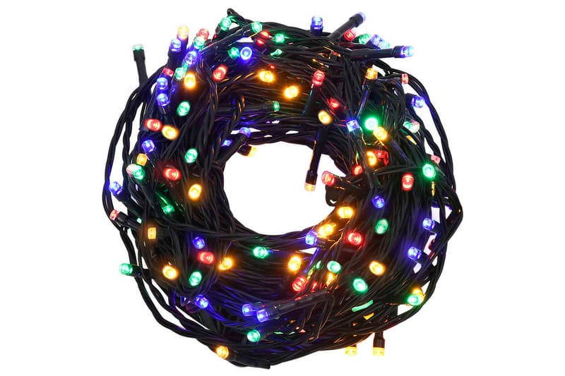 Ljusslinga med 400 lysdioder 40m 8 ljuseffekter flerfärgad - Flerfärgad - Ljusslinga - Övrig julbelysning