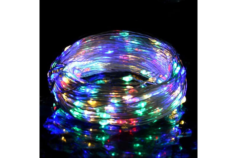 Ljusslinga med 150 LED flerfärgad 15 m - Flerfärgad - Övrig julbelysning - Ljusslinga