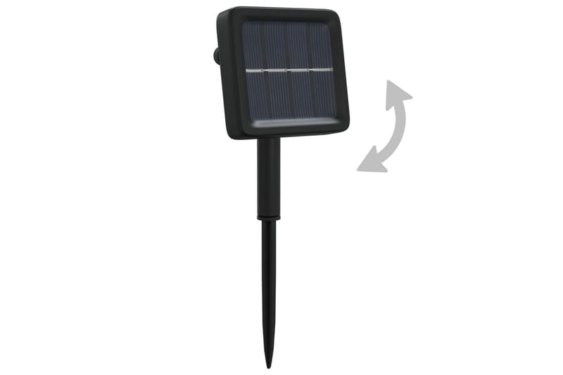 Soldriven ljusslinga 2 st 2x200 lysdioder flerfärgad inne/ut - be Basic - Belysning & el - Julbelysning - Övrig julbelysning