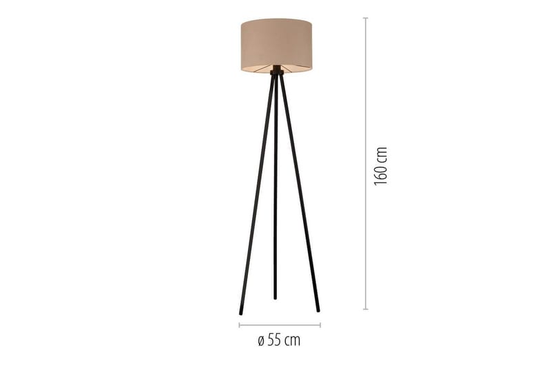 Duro Just Light Golvlampa - Beige - Belysning & el - Inomhusbelysning & lampor - Sovrumslampa