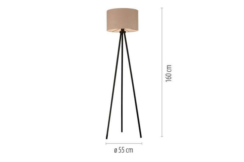 Duro Just Light Golvlampa - Beige - Belysning & el - Inomhusbelysning & lampor - Sovrumslampa