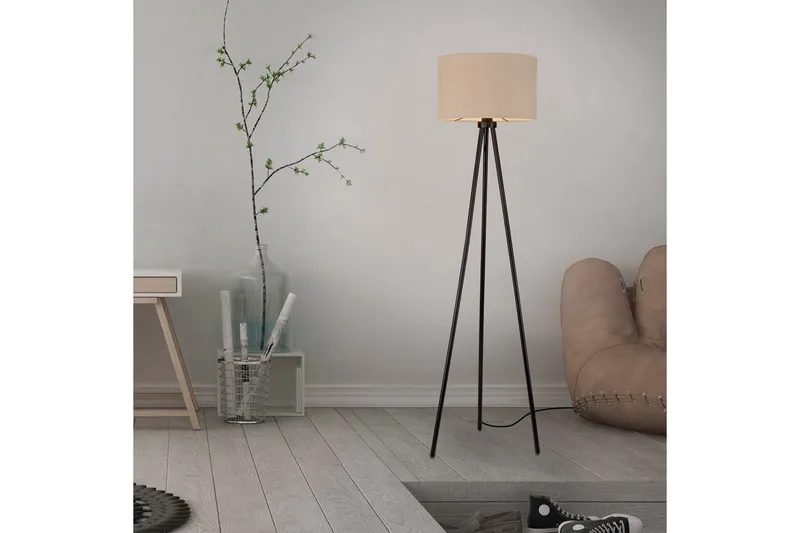 Duro Just Light Golvlampa - Beige - Belysning & el - Inomhusbelysning & lampor - Sovrumslampa