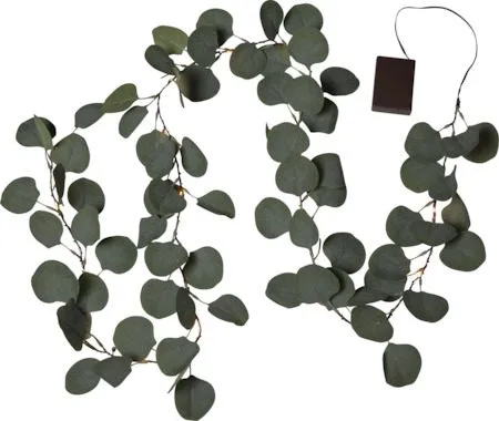 Eucalyptus Girland 180 cm - grön - Belysning & el - Inomhusbelysning & lampor - Dekorationsbelysning
