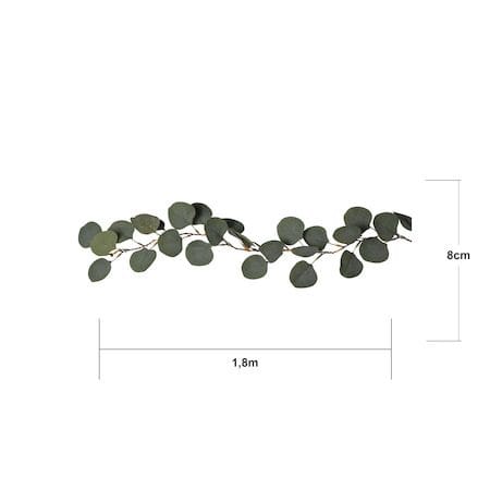 Eucalyptus Girland 180 cm - grön - Belysning & el - Inomhusbelysning & lampor - Dekorationsbelysning