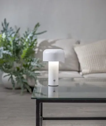 Bobby Bordslampa 12.5 cm - vit - Belysning & el - Inomhusbelysning & lampor - Fönsterlampa - Fönsterlampa på fot