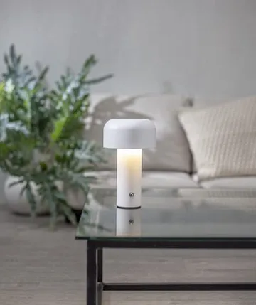 Bobby Bordslampa 12.5 cm - vit - Belysning & el - Inomhusbelysning & lampor - Fönsterlampa - Fönsterlampa på fot