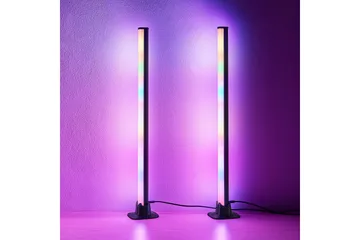 Boy LED Bordslampa 2 st svart RGB - Svart - Belysning & el - Inomhusbelysning & lampor - Fönsterlampa - Fönsterlampa på fot