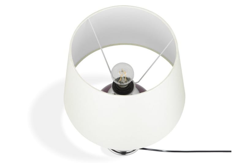 Brenta Bordslampa 34 cm - Lila - Fönsterlampa på fot - Sovrumslampa - Vardagsrumslampa - Sänglampa bord - Fönsterlampa - Bordslampor