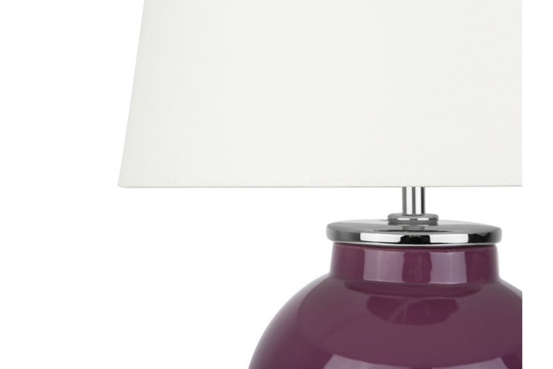 Brenta Bordslampa 34 cm - Lila - Fönsterlampa på fot - Sovrumslampa - Vardagsrumslampa - Sänglampa bord - Fönsterlampa - Bordslampor