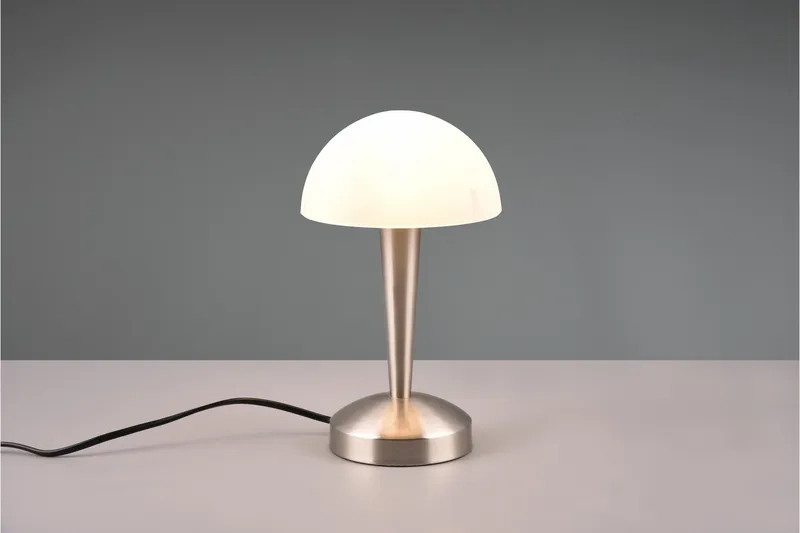 Canaria Bordslampa E14 (inkl.) borstad stål - Stål - Belysning & el - Inomhusbelysning & lampor - Fönsterlampa - Fönsterlampa på fot