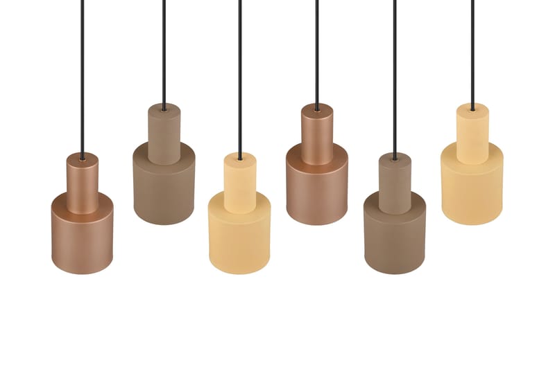 Agudo Taklampa 6L E27 flerfärgad - Flerfärgad - Belysning & el - Inomhusbelysning & lampor - Fönsterlampa - Fönsterlampa hängande