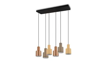 Agudo Taklampa 6L E27 flerfärgad - Flerfärgad - Belysning & el - Inomhusbelysning & lampor - Fönsterlampa - Fönsterlampa hängande
