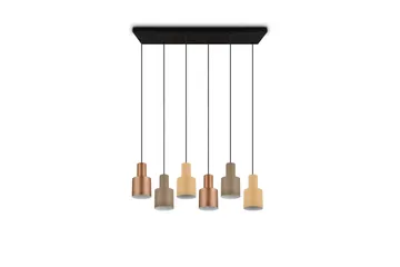 Agudo Taklampa 6L E27 flerfärgad - Flerfärgad - Belysning & el - Inomhusbelysning & lampor - Fönsterlampa - Fönsterlampa hängande
