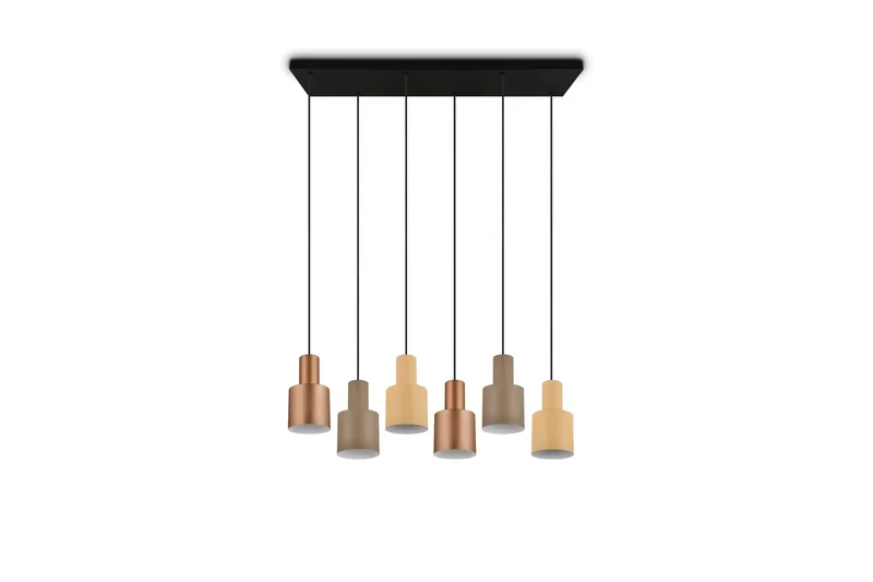 Agudo Taklampa 6L E27 flerfärgad - Flerfärgad - Belysning & el - Inomhusbelysning & lampor - Fönsterlampa - Fönsterlampa hängande