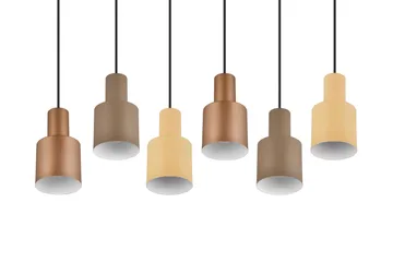 Agudo Taklampa 6L E27 flerfärgad - Flerfärgad - Belysning & el - Inomhusbelysning & lampor - Fönsterlampa - Fönsterlampa hängande