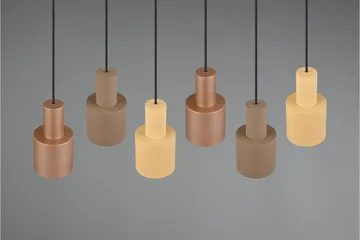 Agudo Taklampa 6L E27 flerfärgad - Flerfärgad - Belysning & el - Inomhusbelysning & lampor - Fönsterlampa - Fönsterlampa hängande