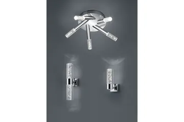 Bolsa H2O LED Plafond rund krom/ bubbelglas - Vit - Belysning & el - Inomhusbelysning & lampor - Fönsterlampa - Fönsterlampa hängande