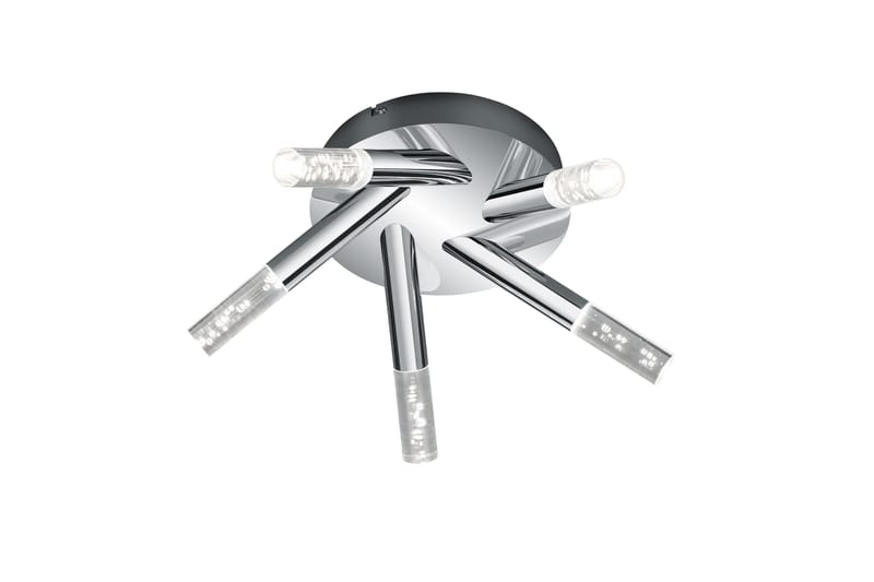 Bolsa H2O LED Plafond rund krom/ bubbelglas, Vit