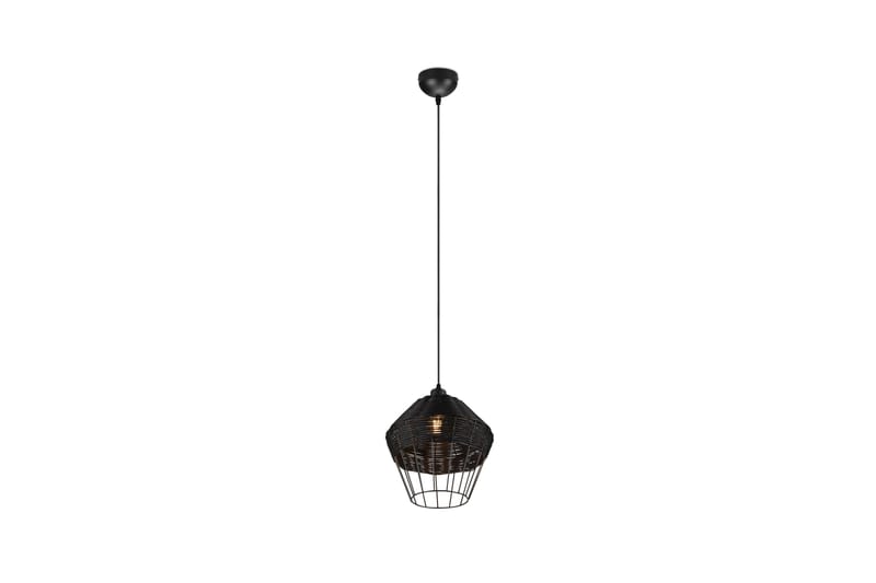 Borka Pendellampa 1 Lampa 30 cm E27 Svart, Svart