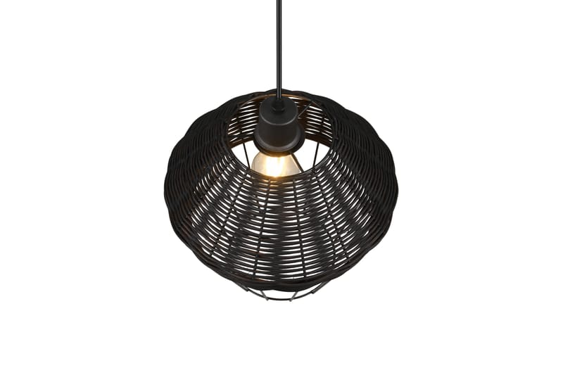 Borka Pendellampa 1 Lampa 30 cm E27 Svart - Svart - Belysning & el - Inomhusbelysning & lampor - Fönsterlampa - Fönsterlampa hängande