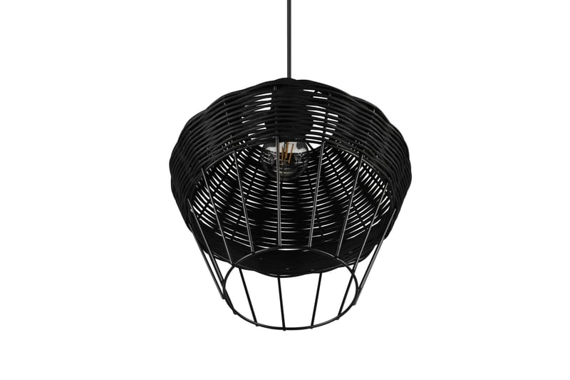 Borka Pendellampa 1 Lampa 30 cm E27 Svart - Svart - Belysning & el - Inomhusbelysning & lampor - Fönsterlampa - Fönsterlampa hängande