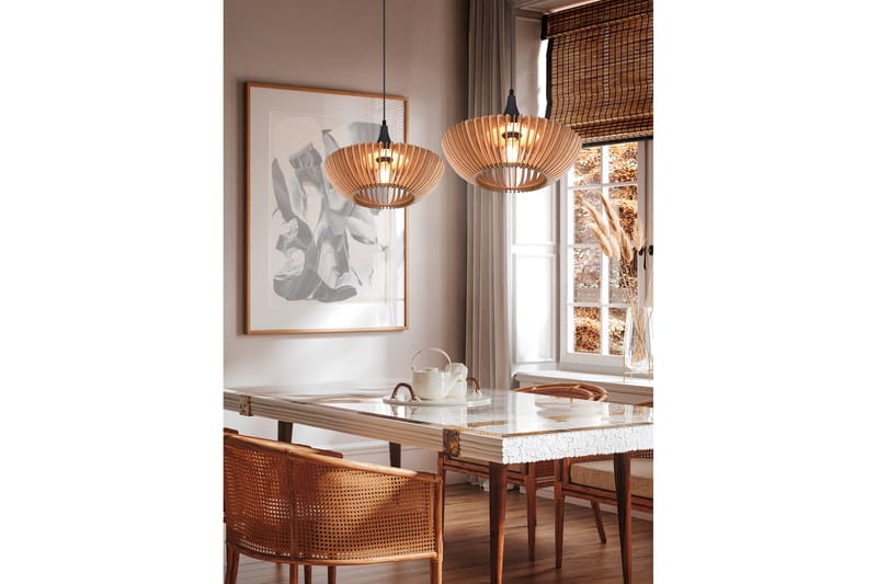 Colino Taklampa E27 trä/ antracit - Antracit - Belysning & el - Inomhusbelysning & lampor - Fönsterlampa - Fönsterlampa hängande
