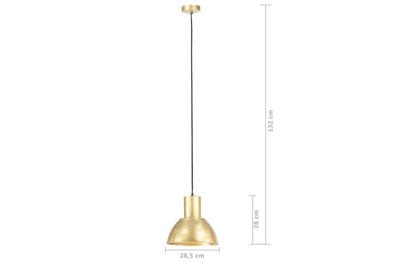 Hänglampa 25 W mässing rund 28,5 cm E27 - be Basic - Belysning & el - Inomhusbelysning & lampor - Fönsterlampa - Fönsterlampa hängande