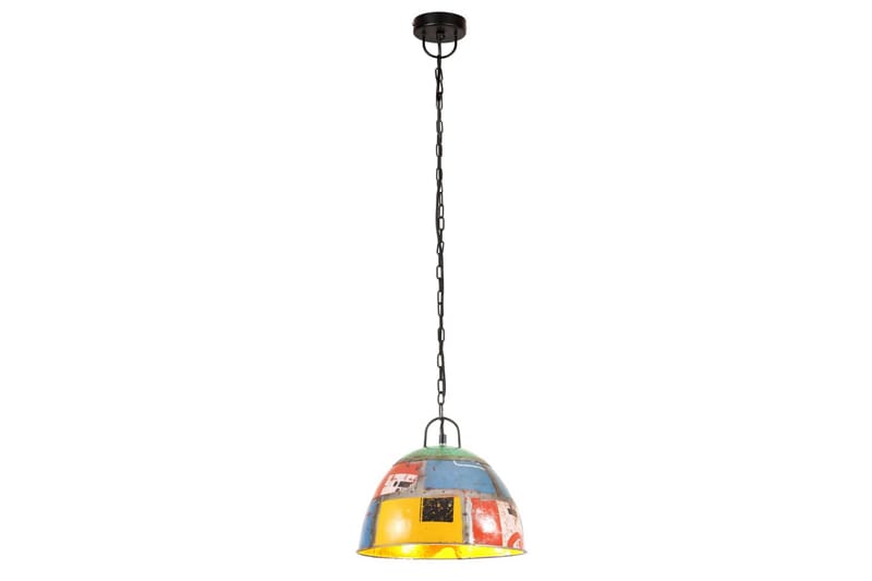 Hänglampa industriell vintage 25 W flerfärgad rund 31 cm E27 - Flerfärgad - Belysning & el - Inomhusbelysning & lampor - Fönsterlampa - Fönsterlampa hängande