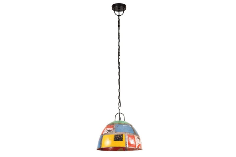 Hänglampa industriell vintage 25 W flerfärgad rund 31 cm E27 - Flerfärgad - Belysning & el - Inomhusbelysning & lampor - Fönsterlampa - Fönsterlampa hängande