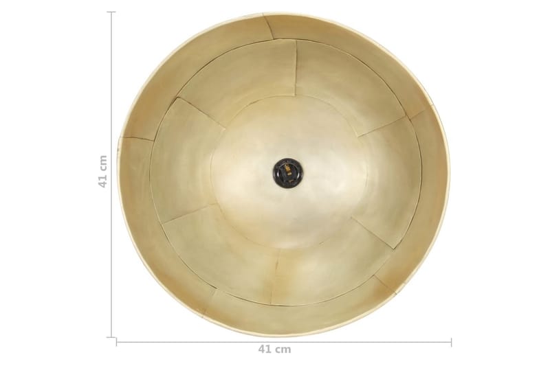 Hänglampa industriell vintage 25 W mässing rund 41 cm E27 - Flerfärgad - Belysning & el - Inomhusbelysning & lampor - Fönsterlampa - Fönsterlampa hängande