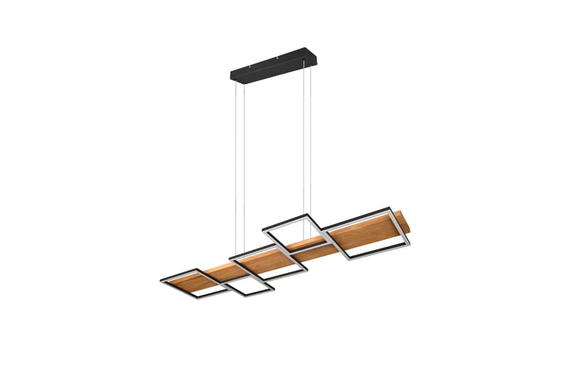 Harper LED Taklampa mattsvart/ trä - Trä - Belysning & el - Inomhusbelysning & lampor - Fönsterlampa - Fönsterlampa hängande