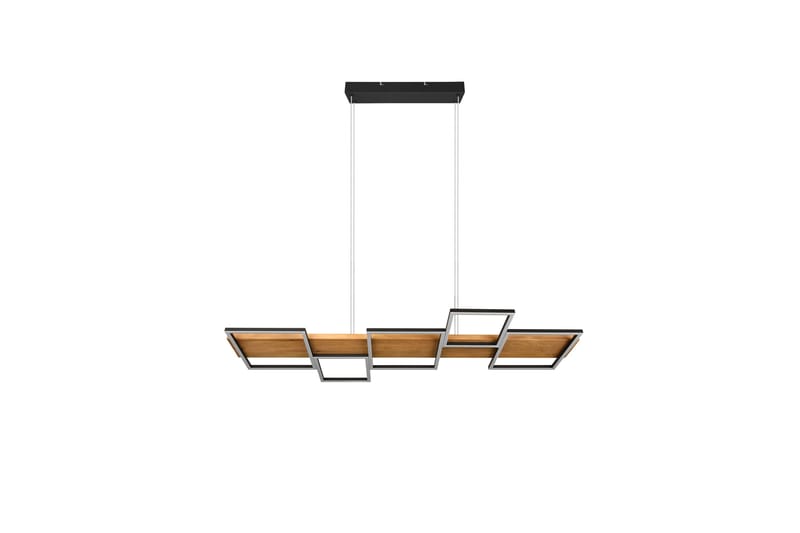 Harper LED Taklampa mattsvart/ trä - Trä - Belysning & el - Inomhusbelysning & lampor - Fönsterlampa - Fönsterlampa hängande