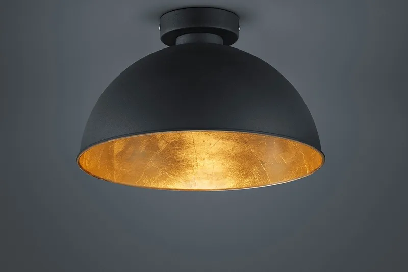 Jimmy Plafond E27 svart/ guld - Svart/Guld - Belysning & el - Inomhusbelysning & lampor - Fönsterlampa - Fönsterlampa hängande