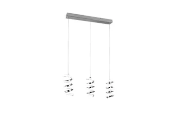 Laola LED Taklampa 3L krom 4000K - Krom - Belysning & el - Inomhusbelysning & lampor - Fönsterlampa - Fönsterlampa hängande