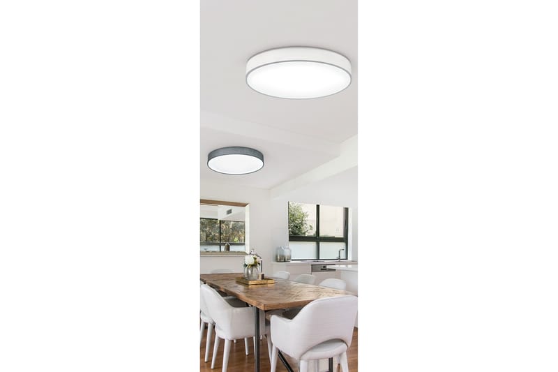Lugano LED Plafond 60cm grå - Grå - Belysning & el - Inomhusbelysning & lampor - Fönsterlampa - Fönsterlampa hängande