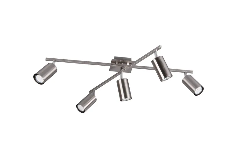 Marley Plafond 5L GU10 borstad stål, Borstad stål