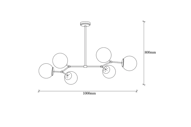 Opviq Damar Taklampa - Svart/Vit - Belysning & el - Inomhusbelysning & lampor - Fönsterlampa - Fönsterlampa hängande