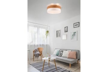 Seasons Plafond 50 cm E14 vit/ trä - Vit/Trä - Belysning & el - Inomhusbelysning & lampor - Fönsterlampa - Fönsterlampa hängande